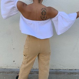 Zara Off-the-Shoulder Top